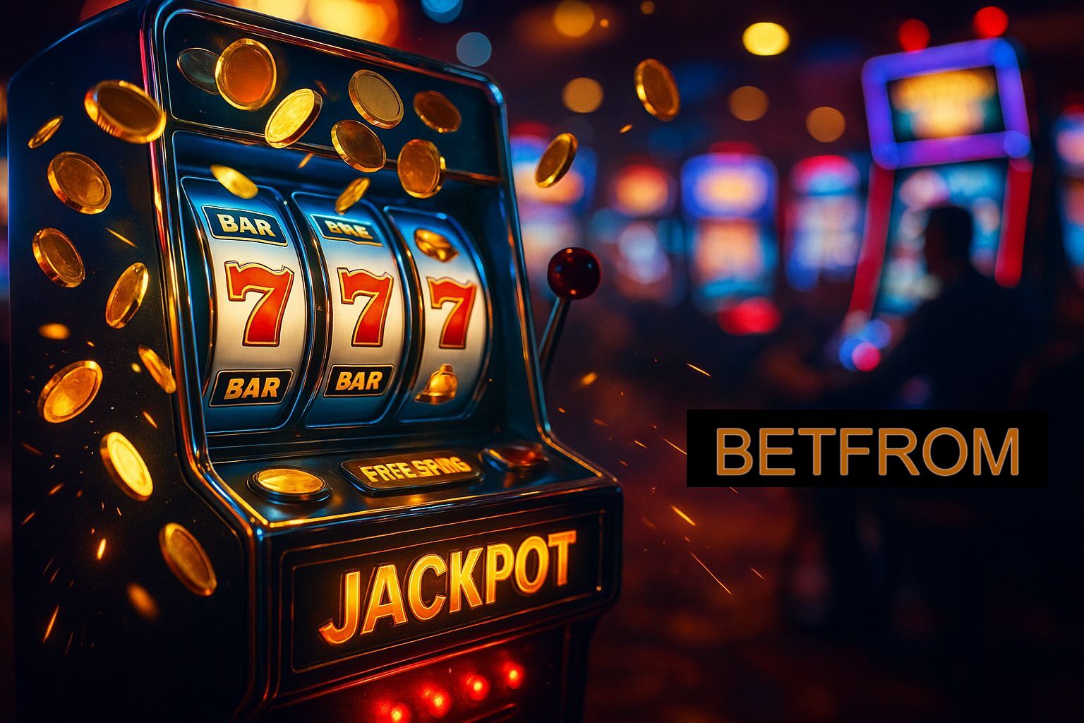 Diversos jogos de caça-níqueis